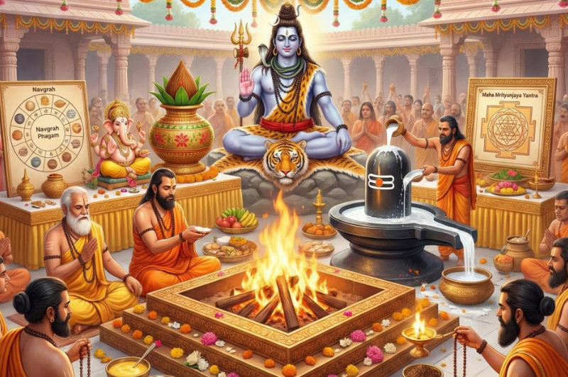 Sarva Rog Nivaran Visesh Puja  51,000 Maha Mrityunjay Mantra Jaap at Kashi Tirth Kshetra